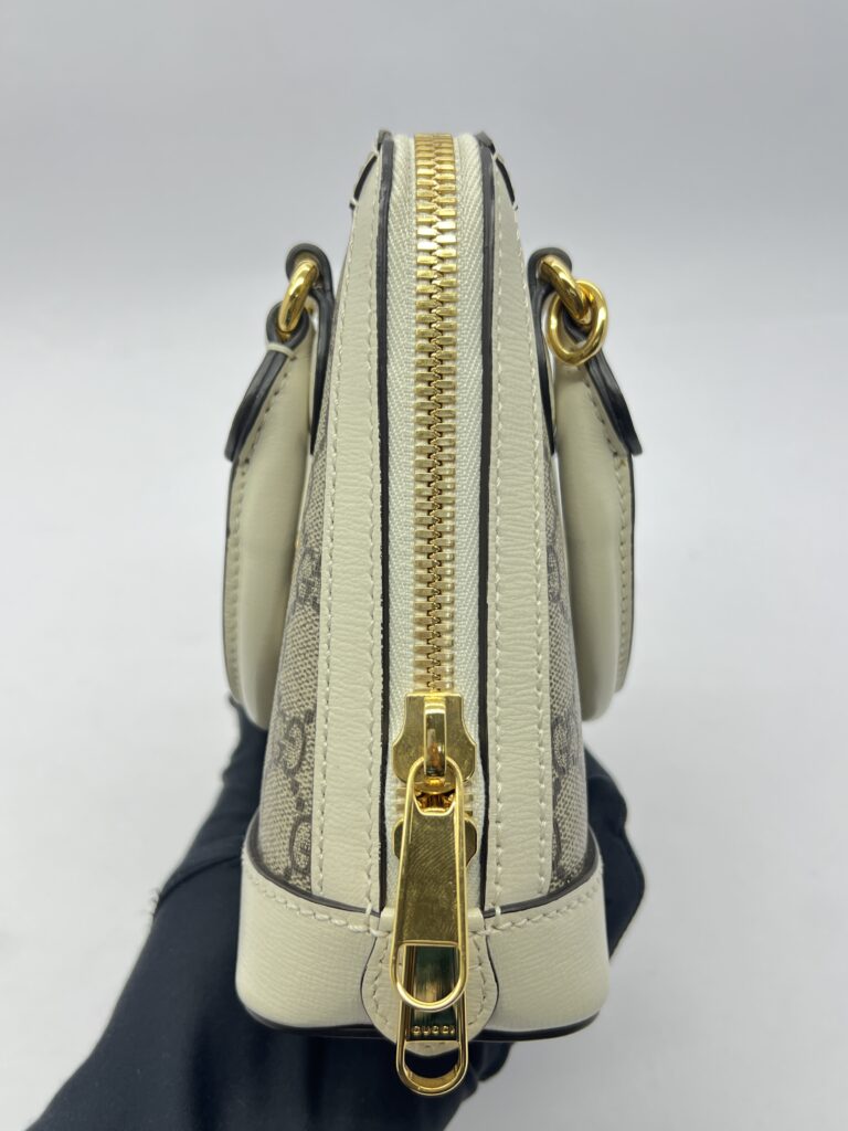 Horsebit Top Handle GG Supreme Ivoir