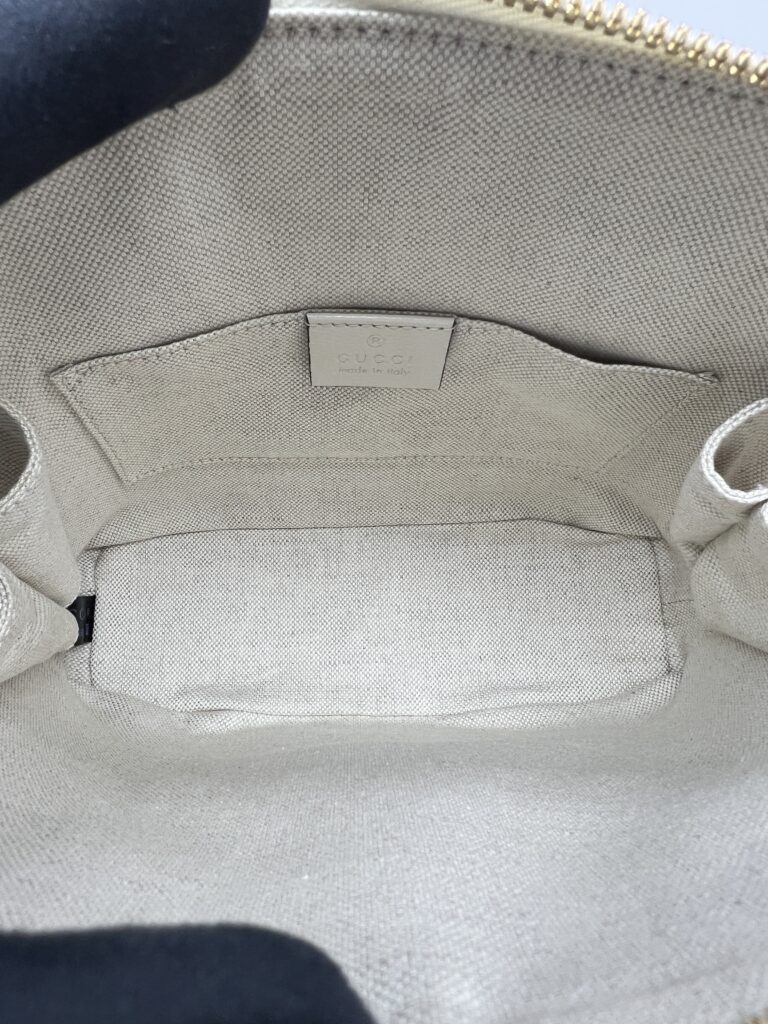 Horsebit Top Handle GG Supreme Ivoir