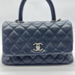 Coco Handle Small Dark Navy