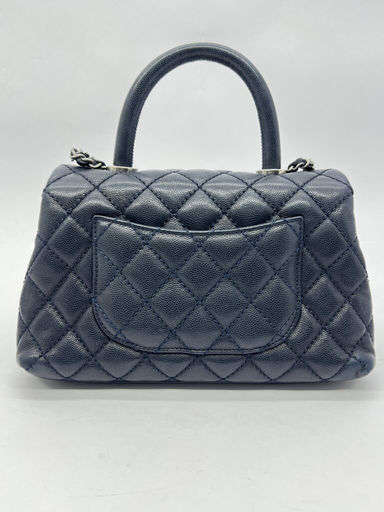 Coco Handle Small Dark Navy