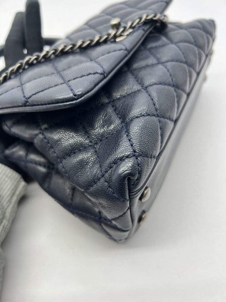 Coco Handle Small Dark Navy