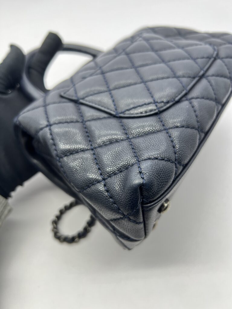 Coco Handle Small Dark Navy