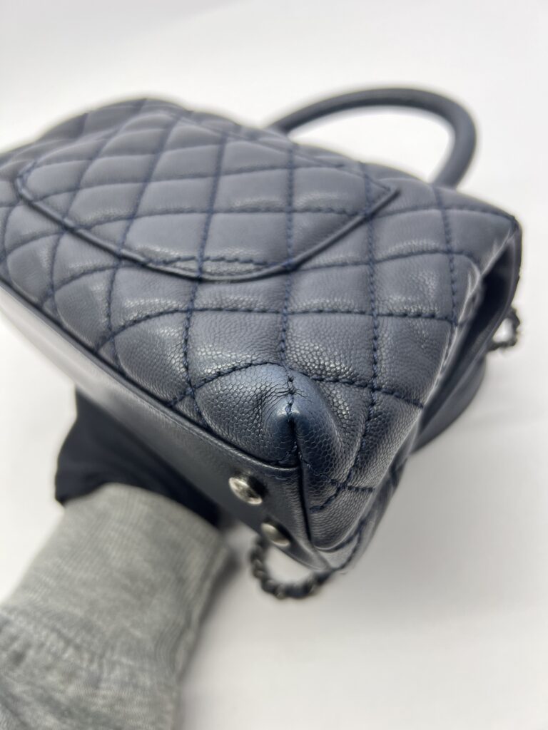 Coco Handle Small Dark Navy