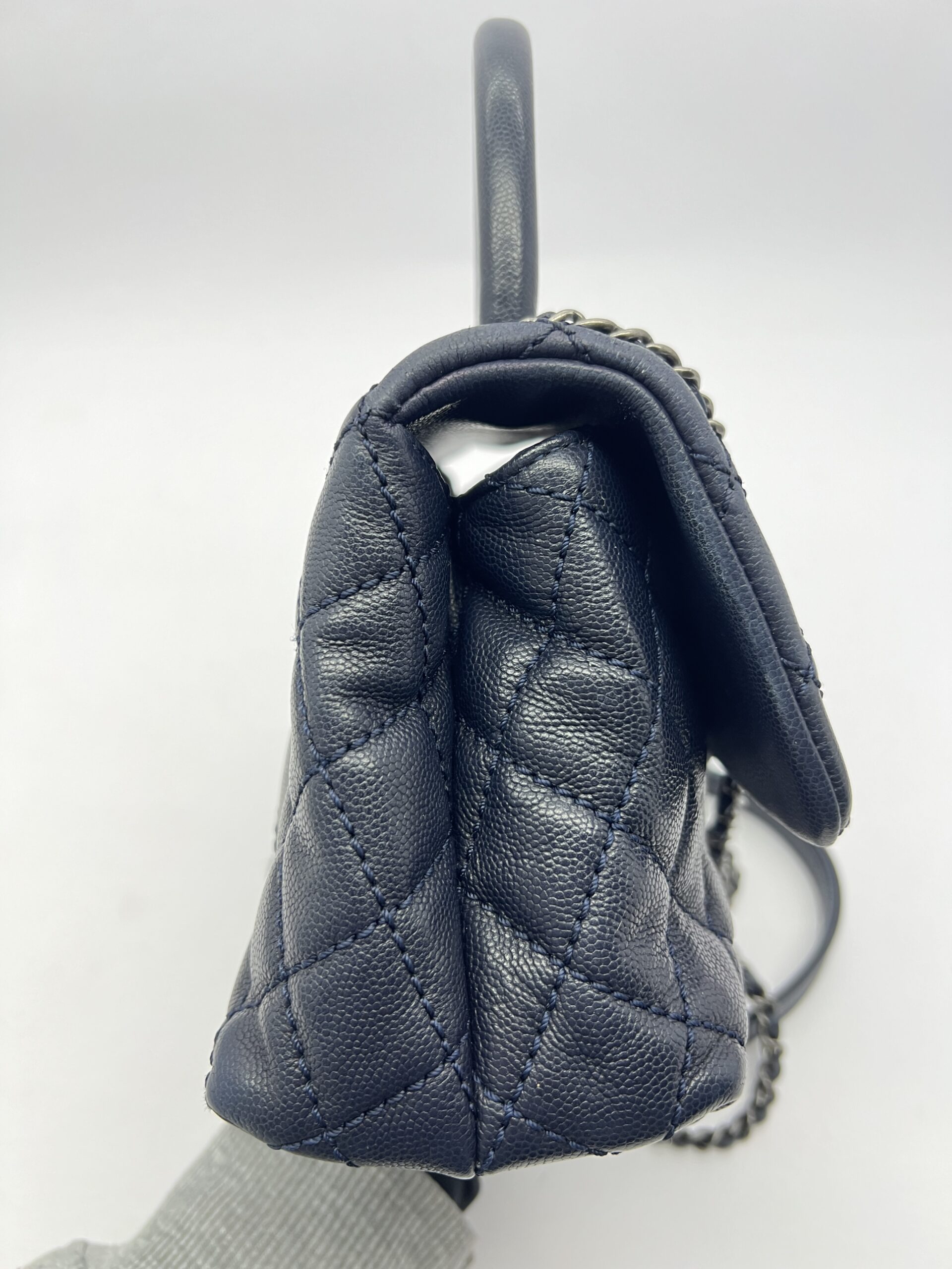 Coco Handle Small Dark Navy