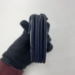 Lady Dior Jasmine Card Holder Patent Navy