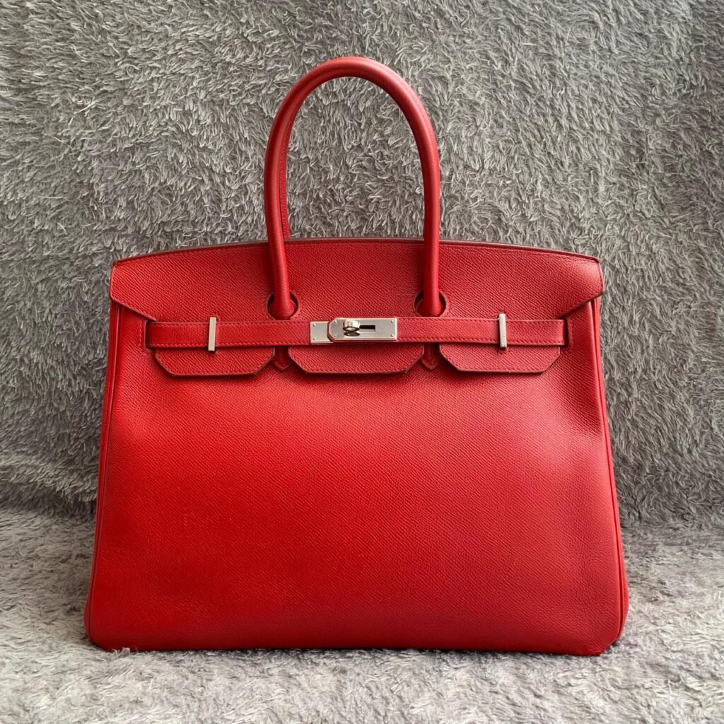 Birkin 35 Epsom Rouge Casaque