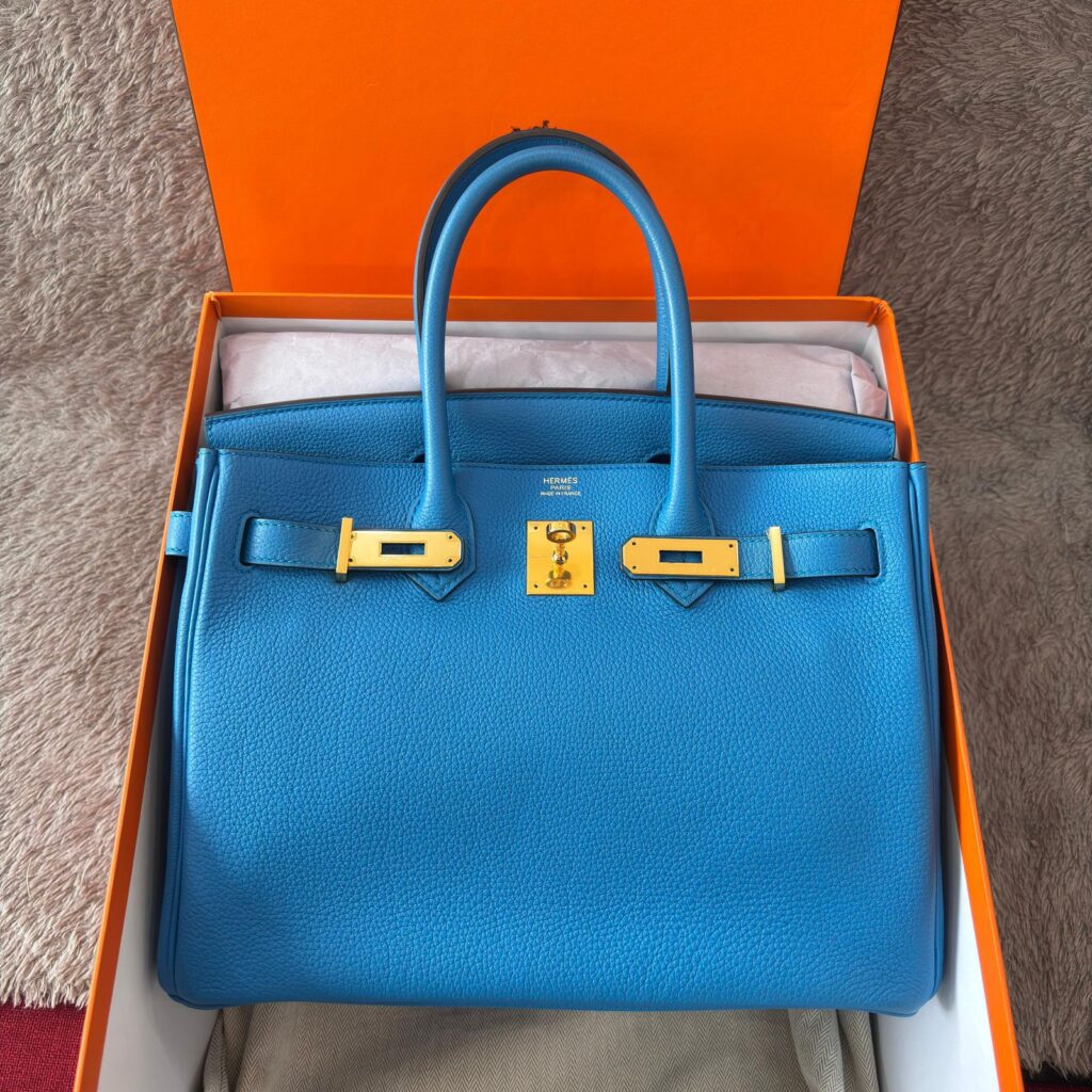 Birikin 30 Togo Blue Zanzibar