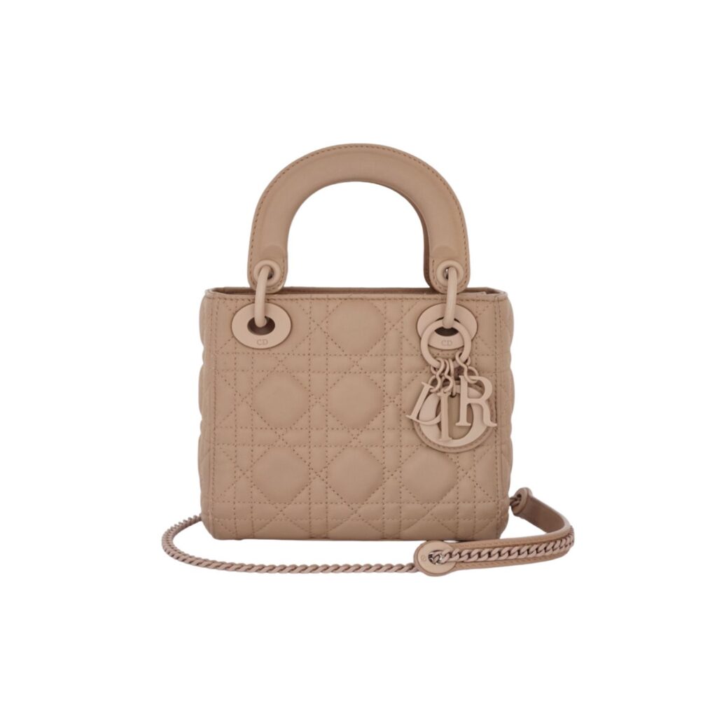 Lady Dior Mini All Nude Matte
