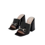 Lexi Horsebit Patent Black