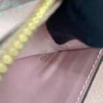 Pochette Double Zip Monogram Red Pink