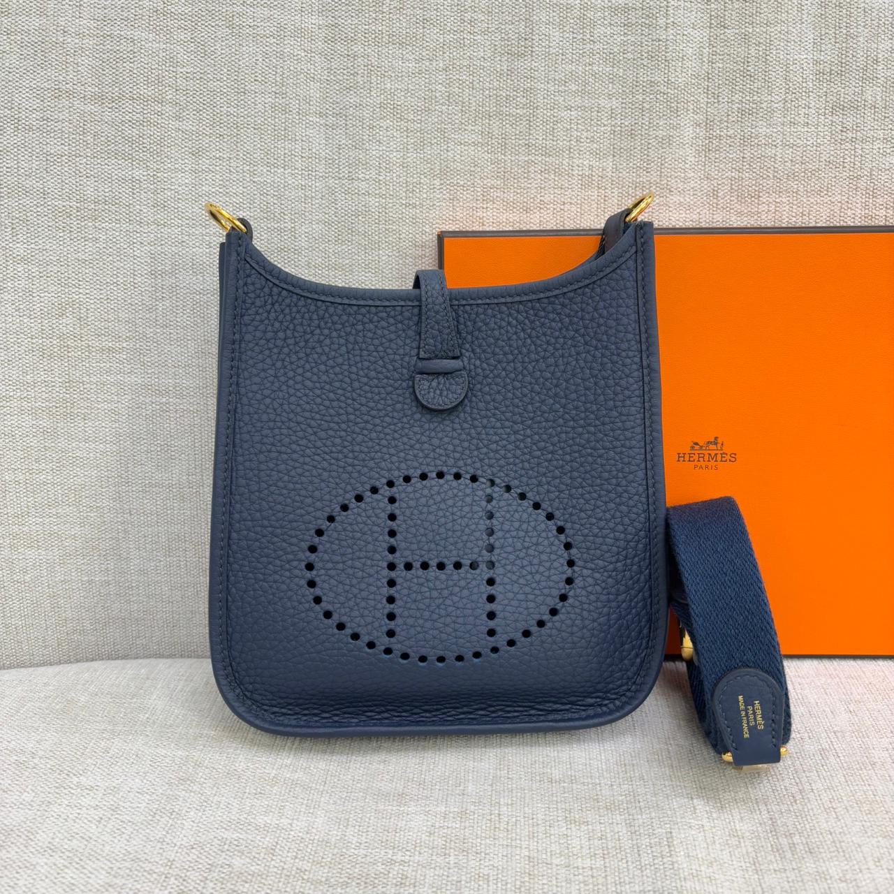 Mini Evelyn Clemence Bleu De Prusse GHW