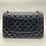 Classic Jumbo D-Flap Lambskin Black