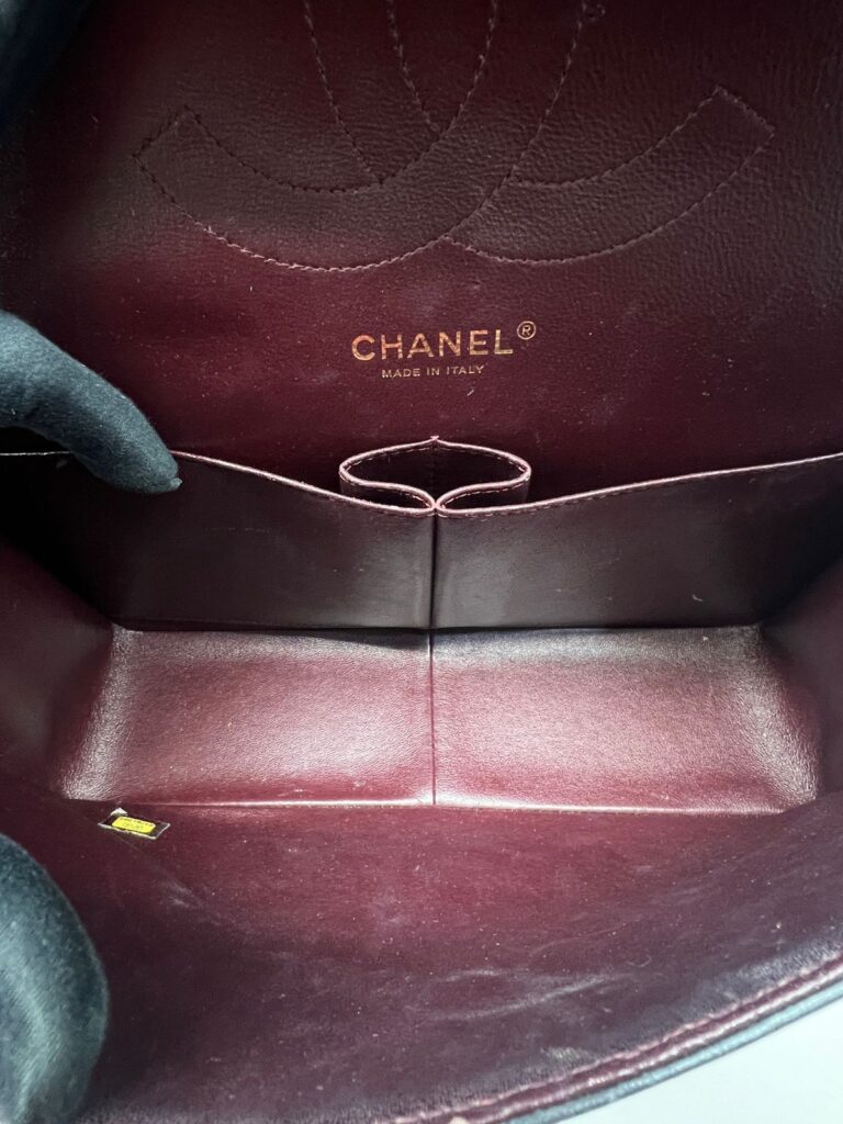 Classic Jumbo D-Flap Lambskin Black