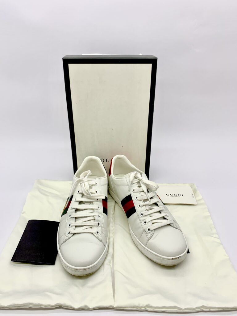 Ace Sneaker White Stripes Bee