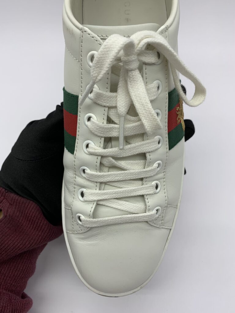Ace Sneaker White Stripes Bee