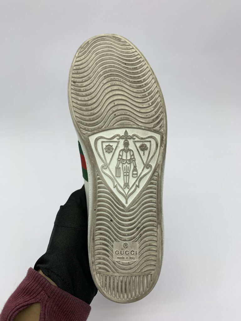 Ace Sneaker White Stripes Bee