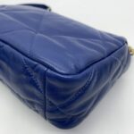 C19 Small Lambskin Blue Navy Ghw