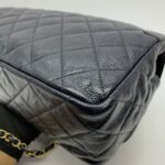 CC Flap Bag Caviar Navy Blue GHW