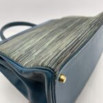 Kelly 35 Box Vibrato Bleu Thalassa GHW