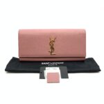 Kate Clutch Pink Grained GHW
