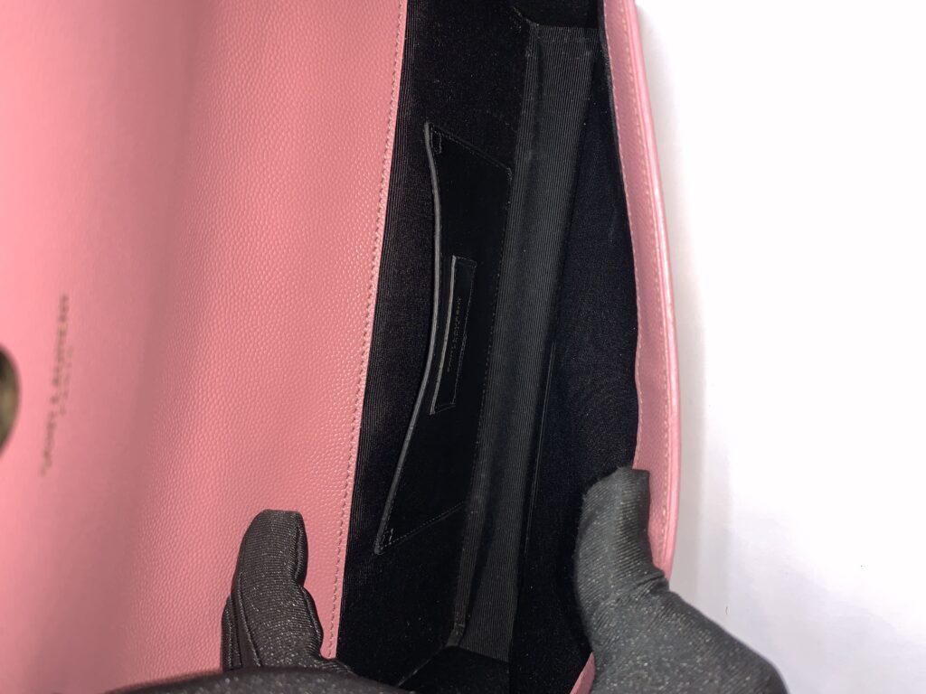 Kate Clutch Pink Grained GHW