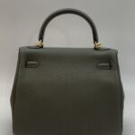 Kelly 25 Togo Gris Etain GHW