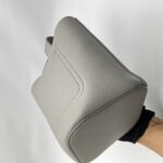 Pebble Bucket Bag Dark Grey SHW