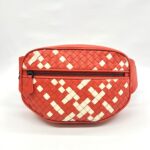 Bottega Veneta Belt Bag Intrecciato Poppy/Poppy Mist