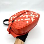 Bottega Veneta Belt Bag Intrecciato Poppy/Poppy Mist