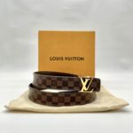 Initiales Belt 25 MM Damier Ebene GHW