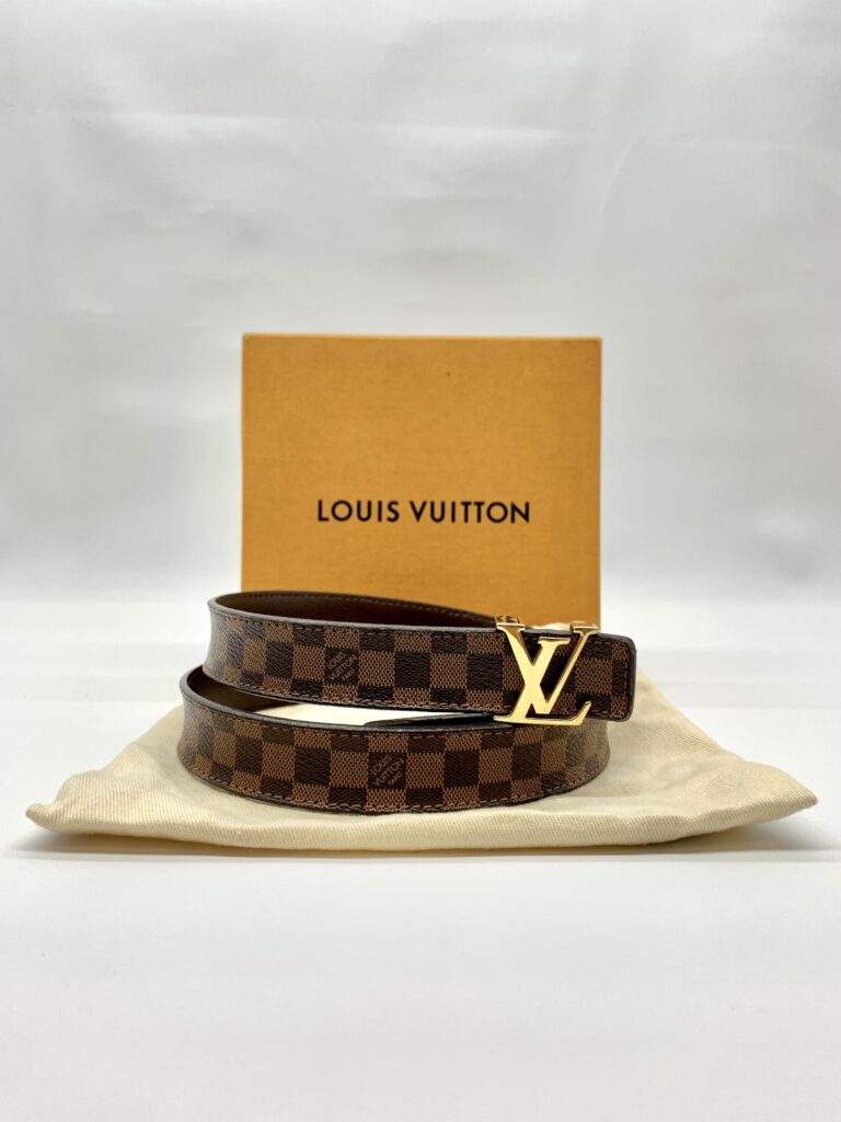 Initiales Belt 25 MM Damier Ebene GHW