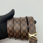 Initiales Belt 25 MM Damier Ebene GHW