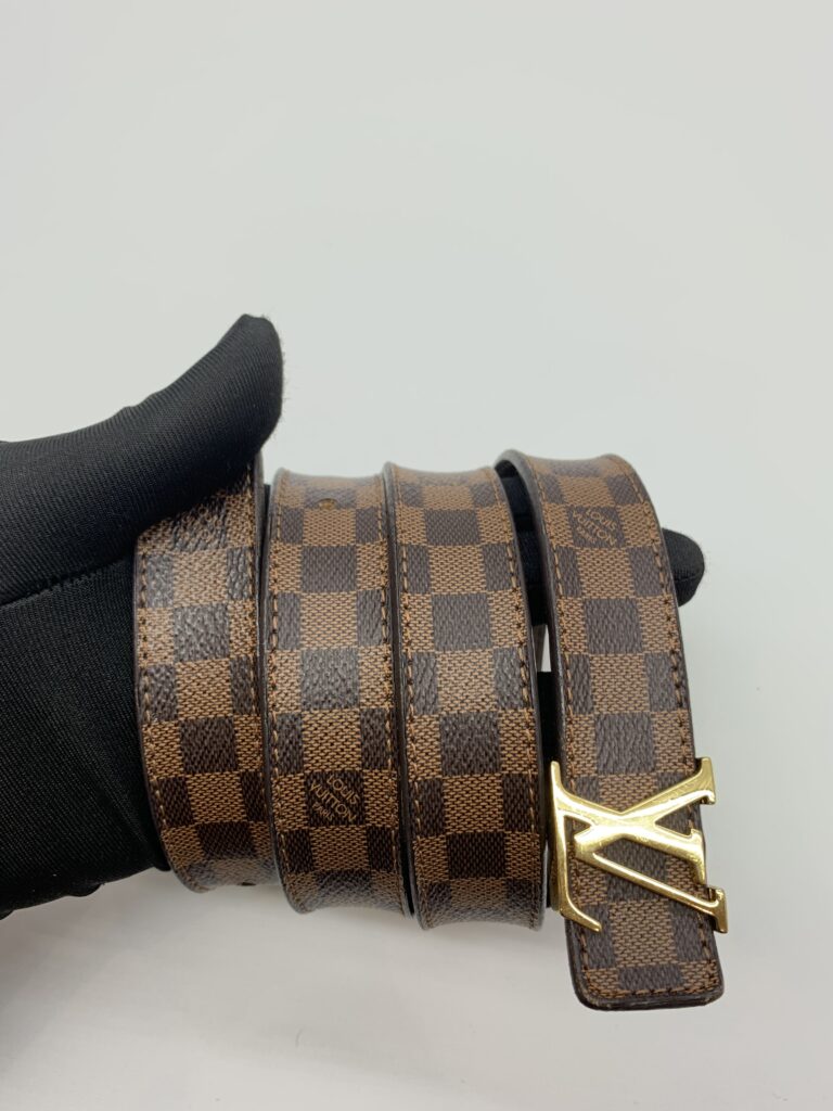 Initiales Belt 25 MM Damier Ebene GHW