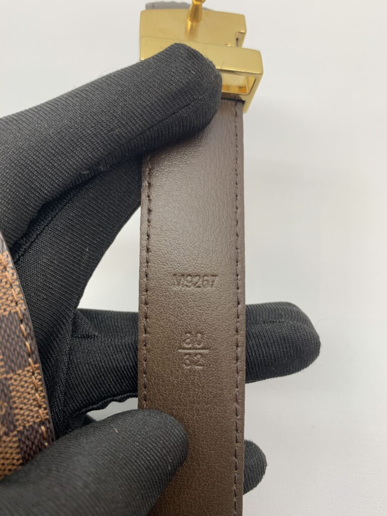 Initiales Belt 25 MM Damier Ebene GHW