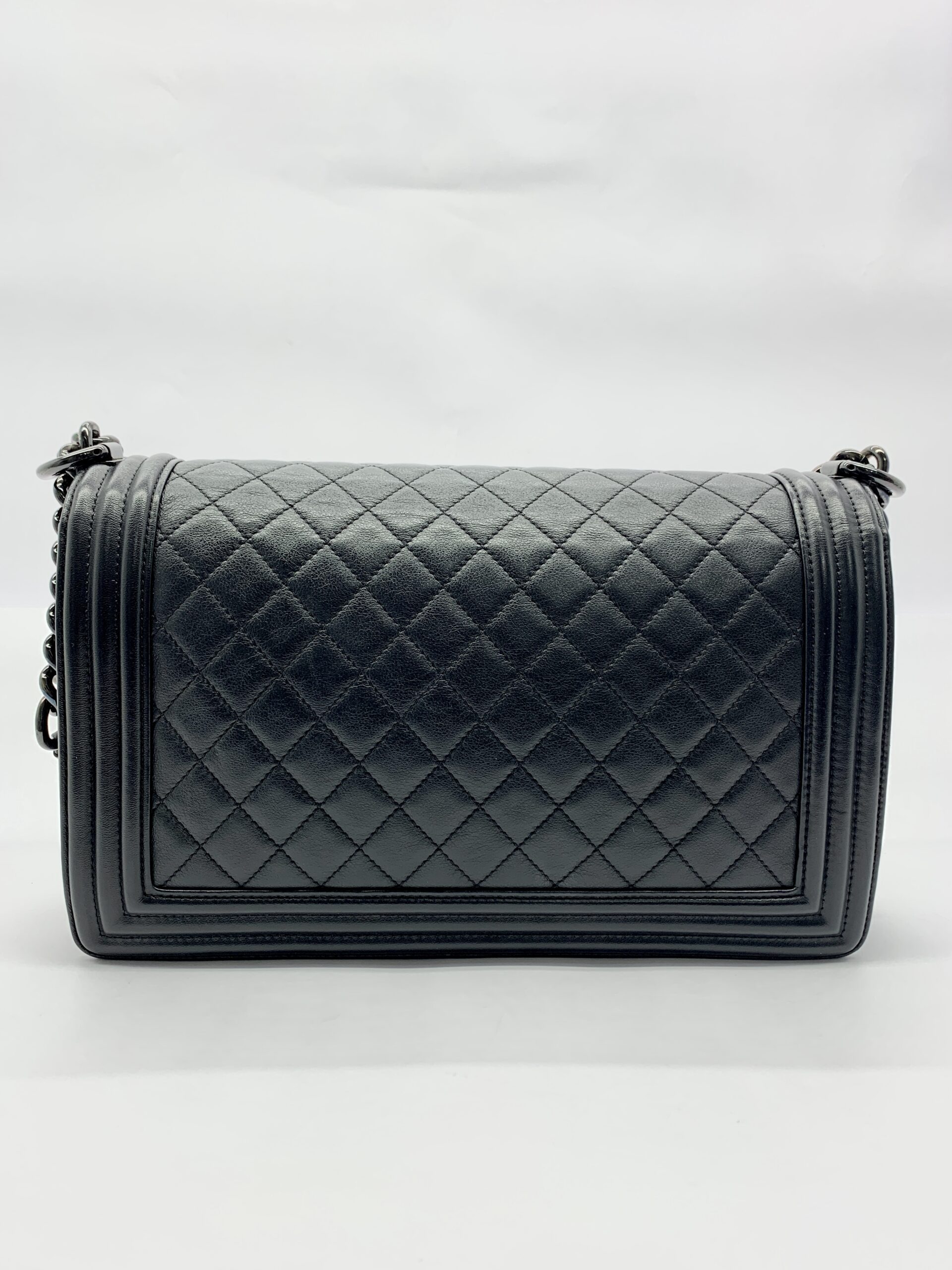 Boy 28 Calfskin Black