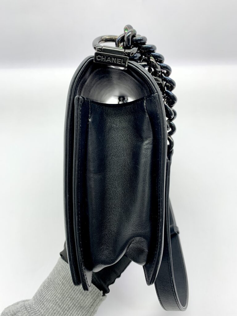 Boy 28 Calfskin Black