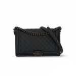 Boy 28 Calfskin Black