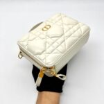 Caro Vanity Puff White GHW