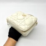 Caro Vanity Puff White GHW