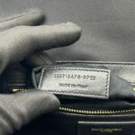 Gaby Chain Bag Satin Black Silver GHW