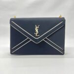 Gaby Chain Bag Satin Black Silver GHW