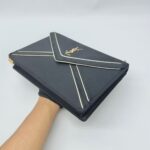 Gaby Chain Bag Satin Black Silver GHW