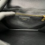 Gaby Chain Bag Satin Black Silver GHW