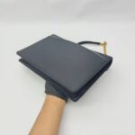 Gaby Chain Bag Satin Black Silver GHW