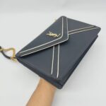 Gaby Chain Bag Satin Black Silver GHW