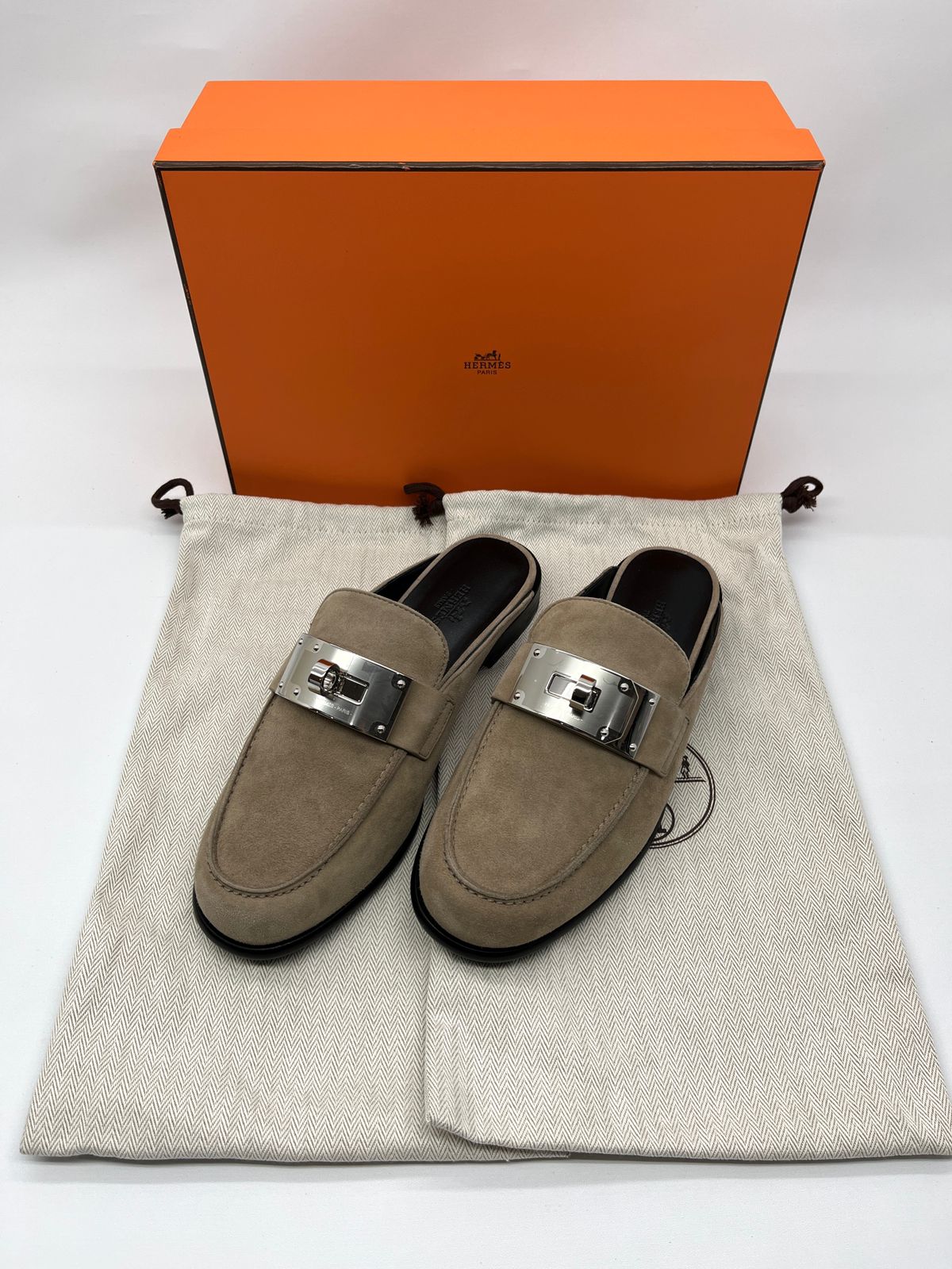 Iota Mules Beige Sable PHW