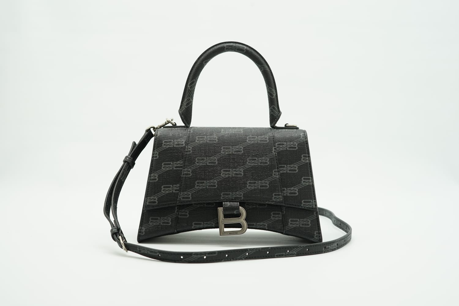 Hourglass Small BB All Over Logo Black Grey