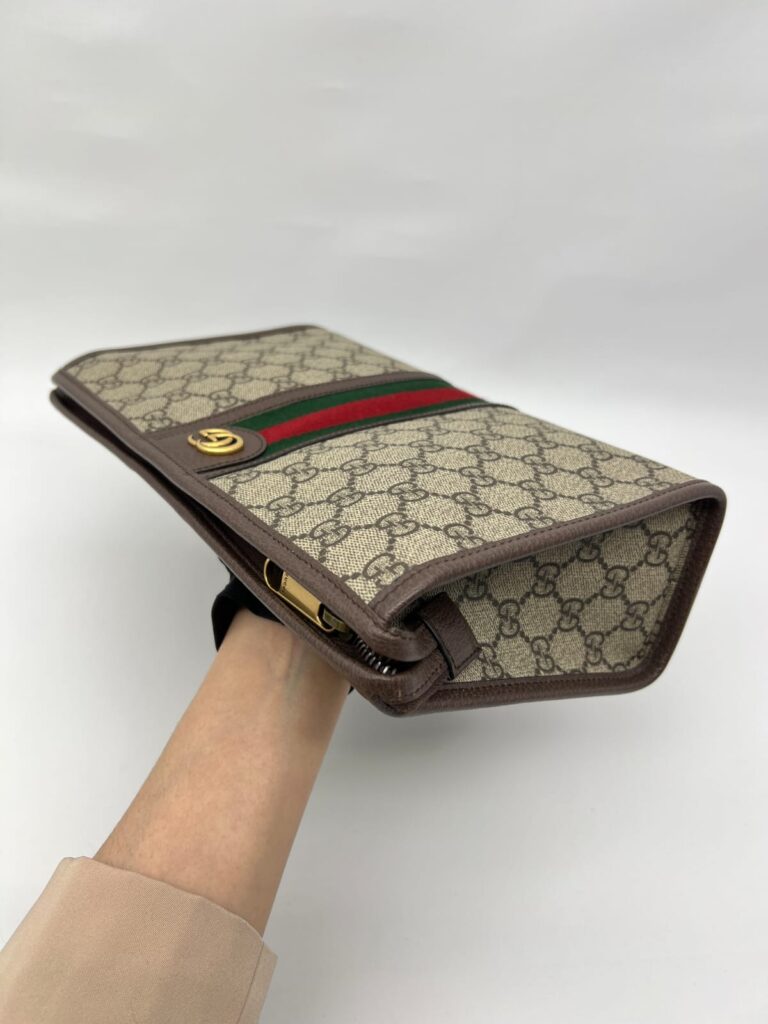 Ophidia Pouch GG Supreme Brown GHW