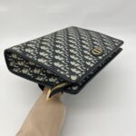 30 Montaigne Dea Pouch Canvas Oblique Navy GHW