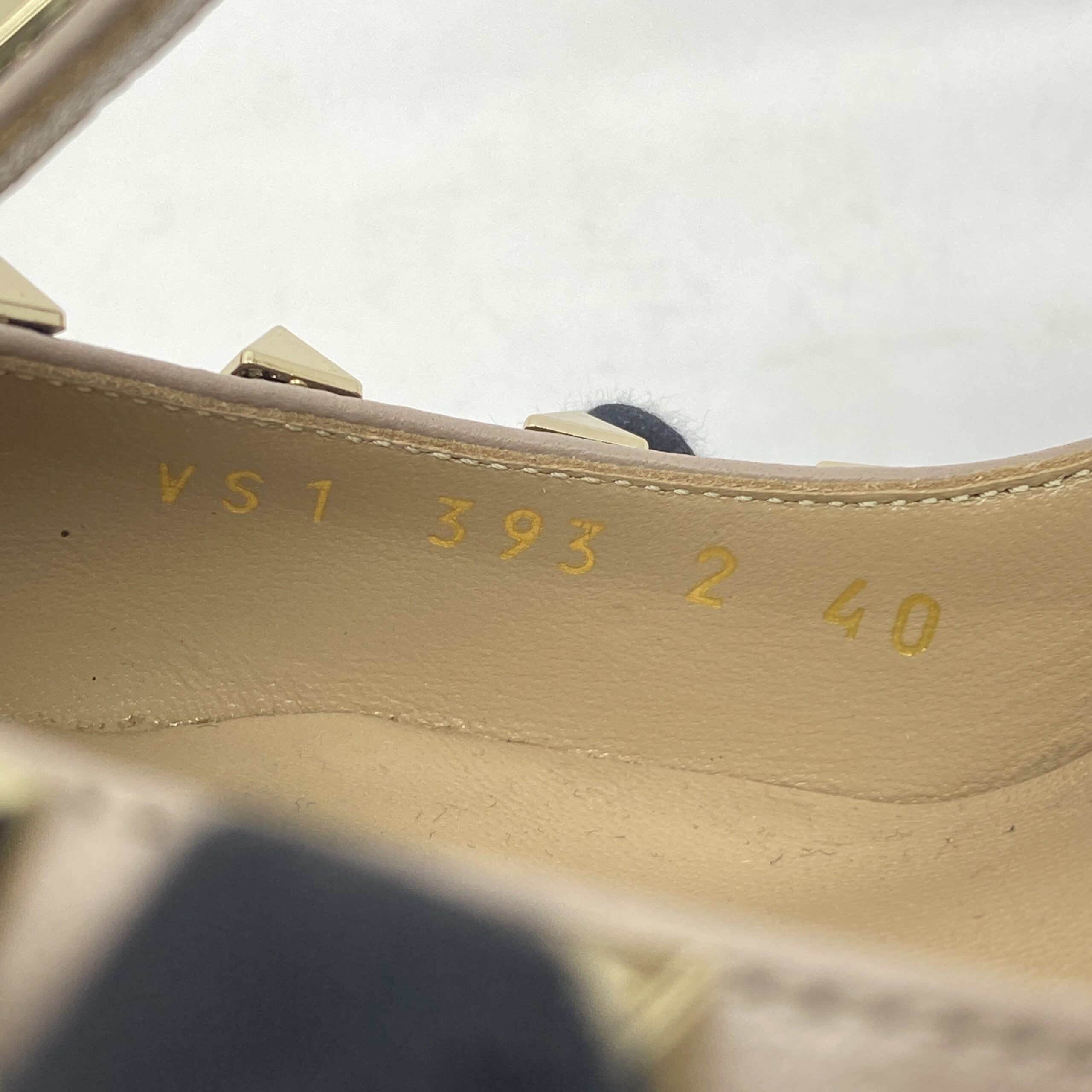 Rockstud Ankle Heels Patent Poudre LGHW